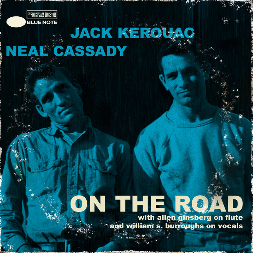 On the Road vinyl LP featuring Jack Kerouac and Neal Cassady