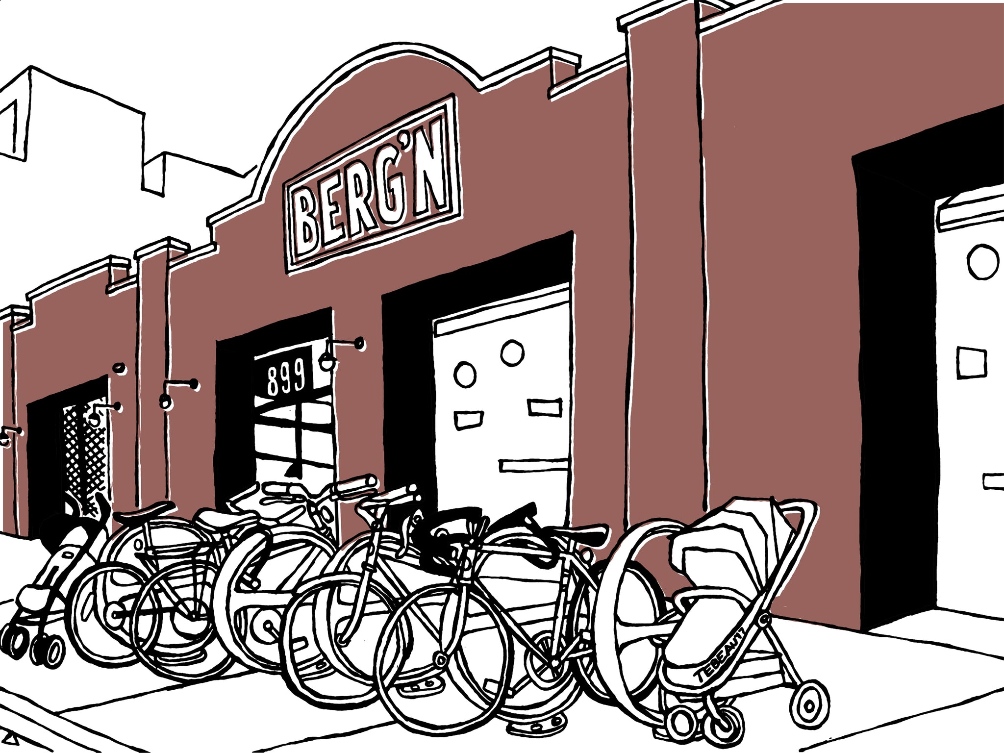 BERG'N (RIP) of Crown Heights, Brooklyn: signed BERGN art prints. (ships free in the US)