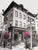 Illustration of Black Mountain Wine House in Carroll Gardens Brooklyn by artist John Tebeau – rustic NYC wine bar art print