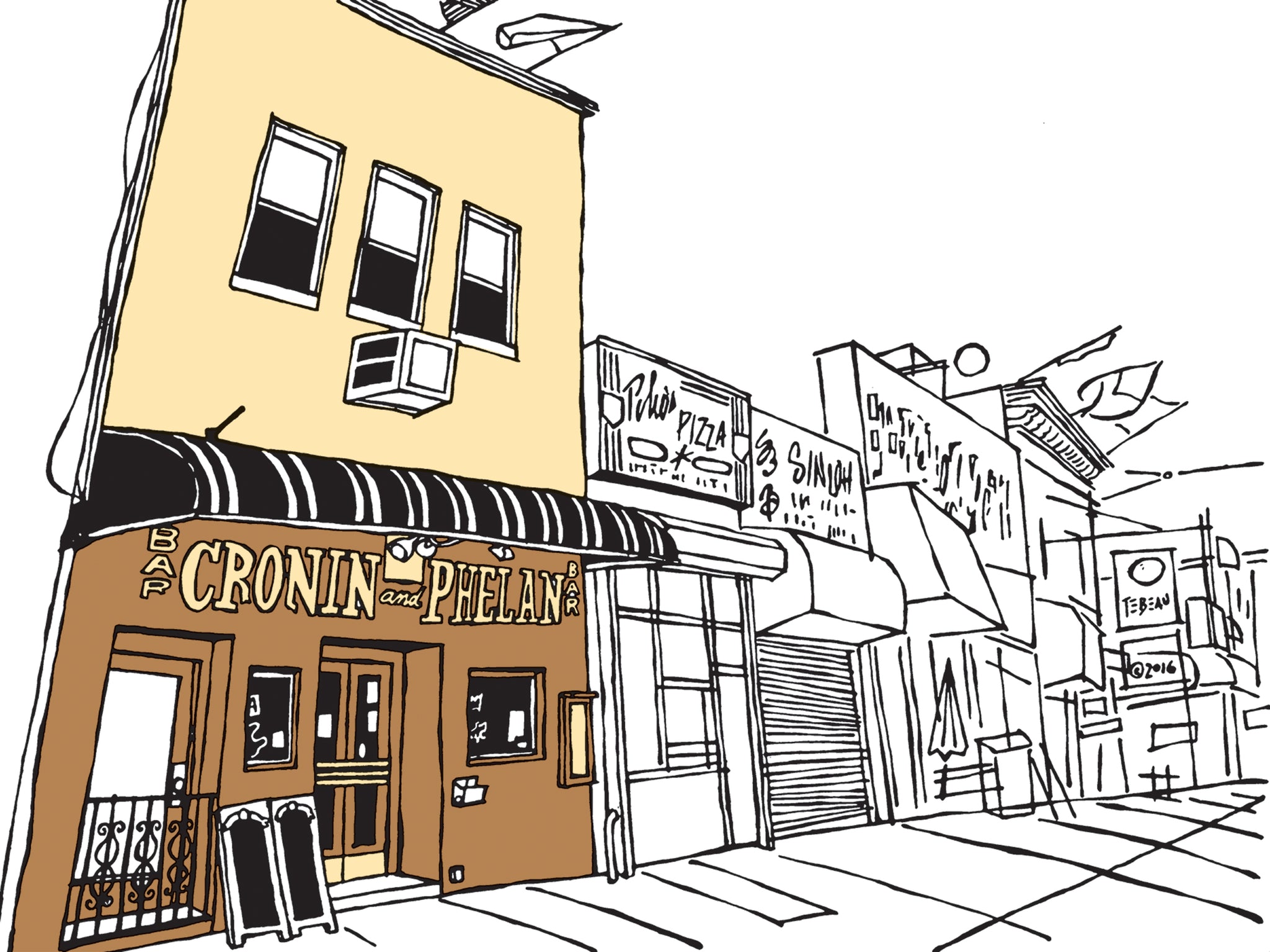 cronin phelan's queens NYC art john tebeau