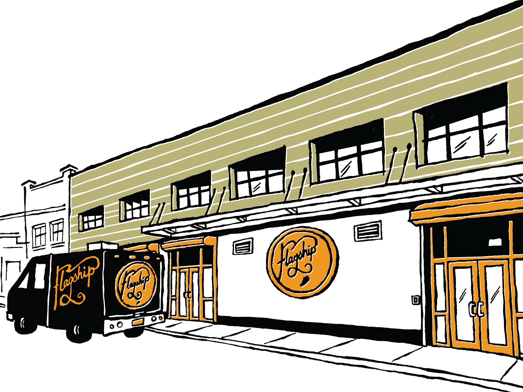flagship brewing staten island NYC art Tebeau
