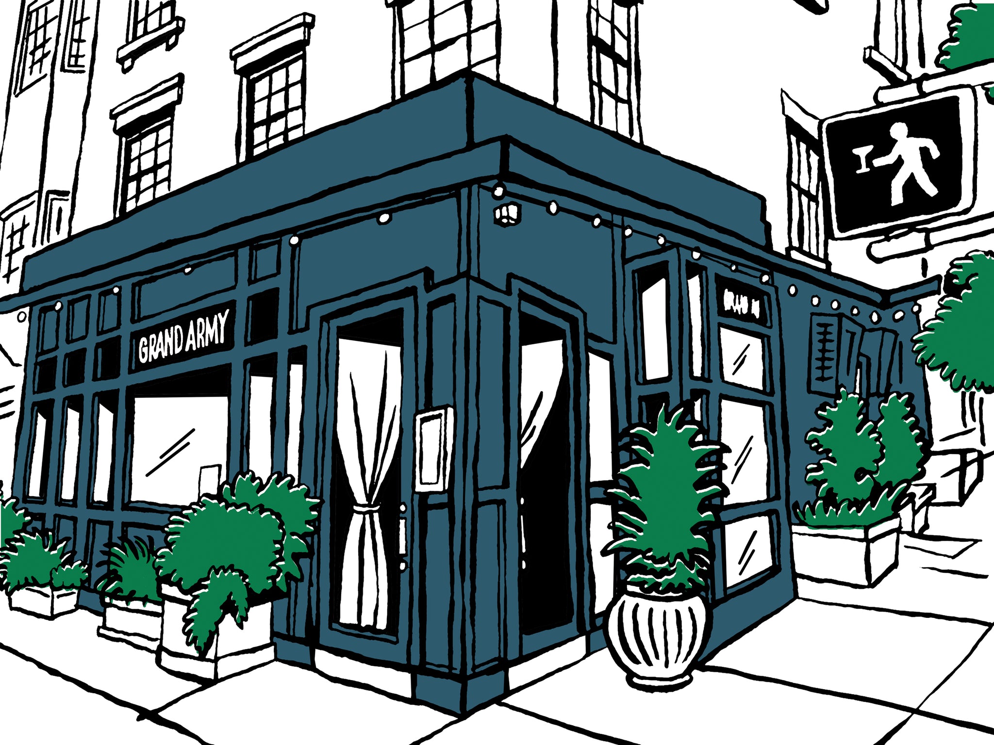 grand army bar brooklyn nyc art john tebeau