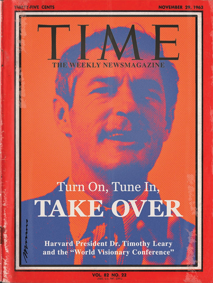 Time Magazine with Timothy Leary 1963