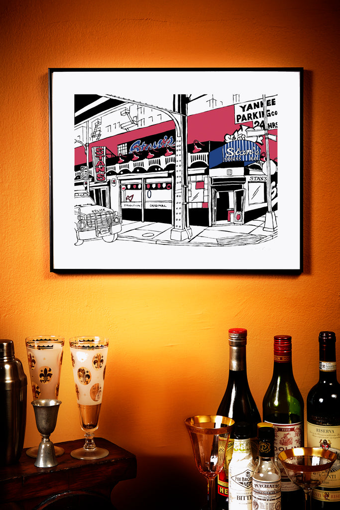 Stan's Sports Bar, by Yankee Stadium in the Bronx, NYC signed prints