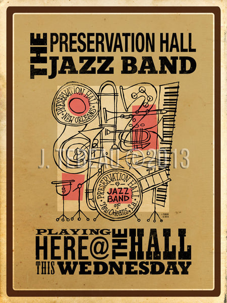 preservation hall jazz poster